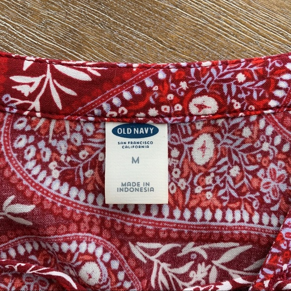 Old Navy Paisley Print Blouse - Picture 4 of 6